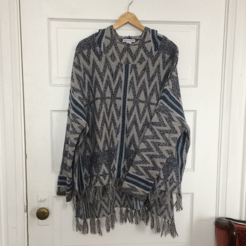 Sweater poncho